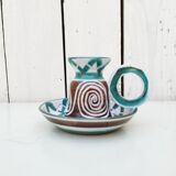 Ceramic candle holder Robert Picault Vallauris
