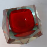 Vacuum pocke by Flavio Poli for Seguso in Murano glass from the 70's
