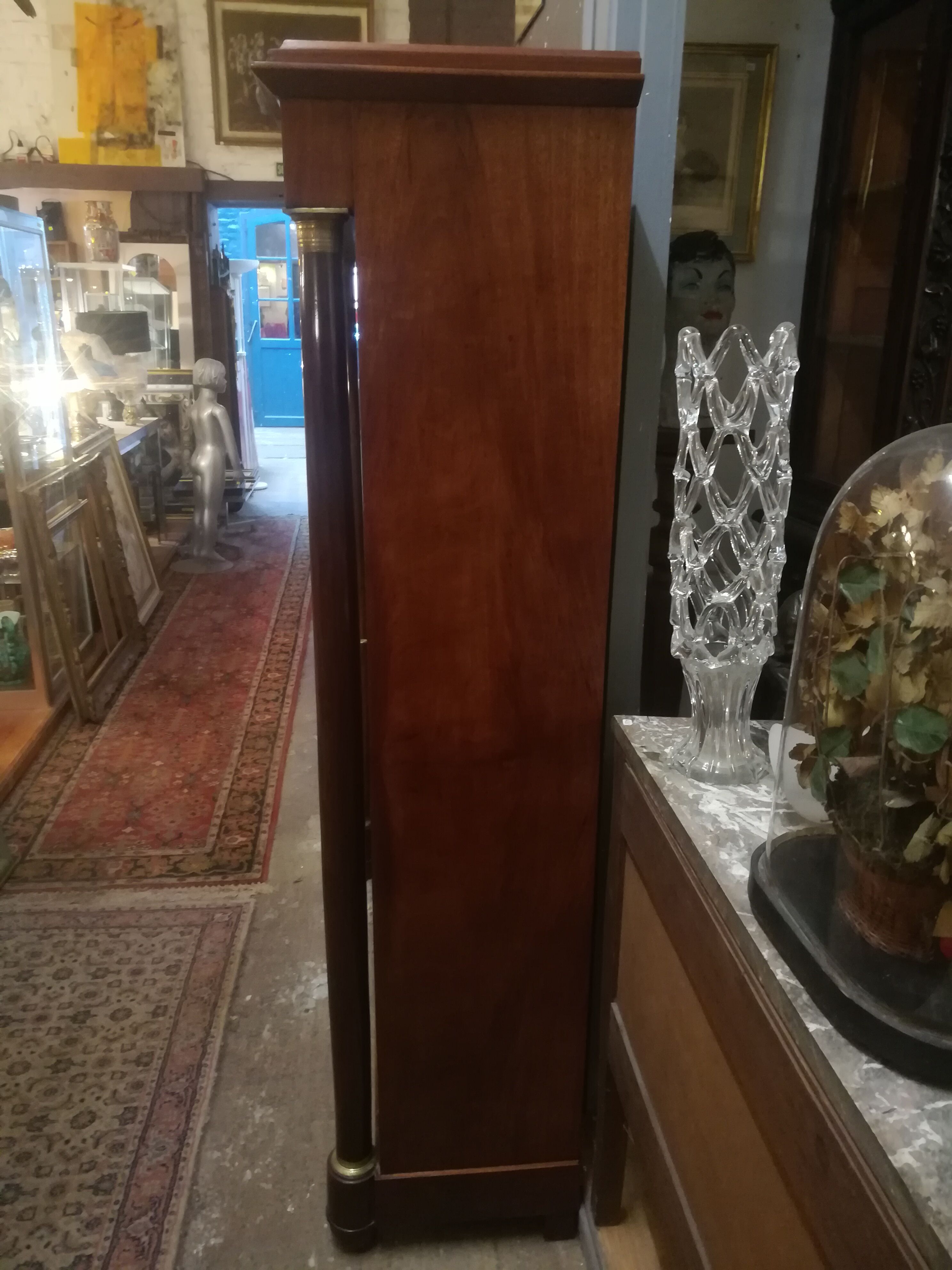 Empire style library in mahogany and bronze