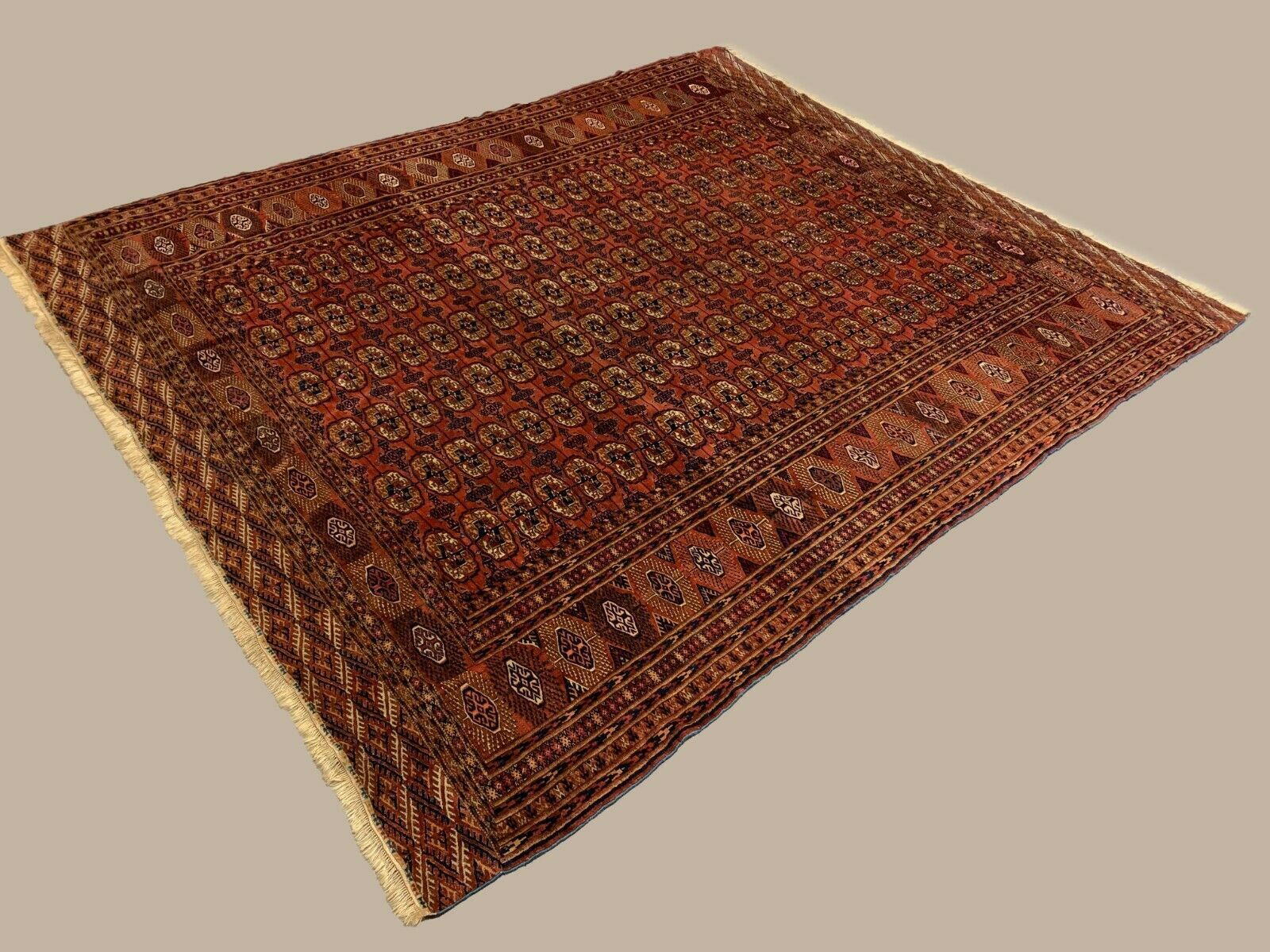 Turkmen tekke main carpet, 290x240 cm