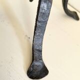 Wrought iron candlesticks