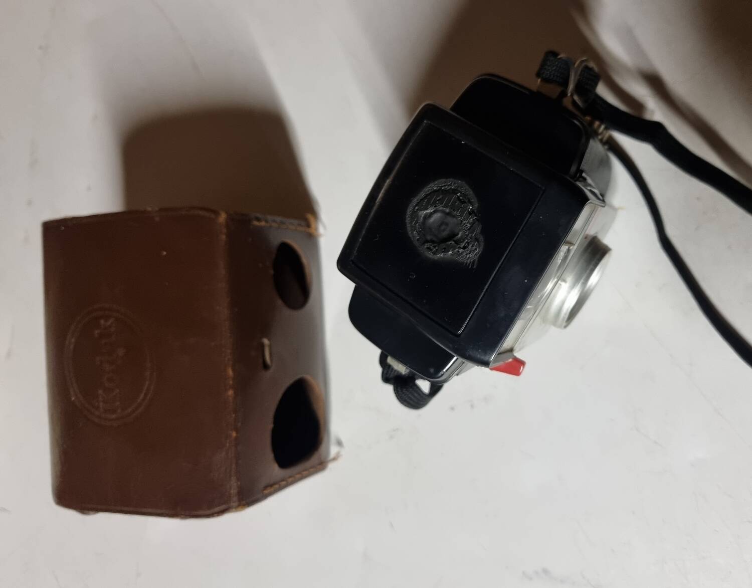 Old Kodak Brownie Starlet Camera Leather Case Vintage Collection