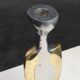 Candleholder and Bowl by David Marshall in Aluminum and Brass, UK 1970s