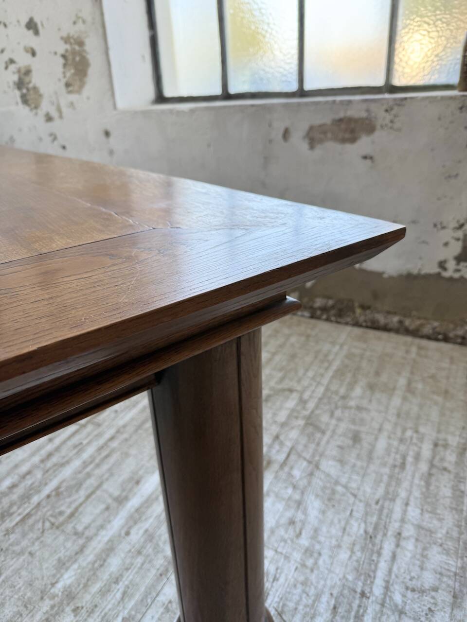 Dudouyt oak dining table 1940