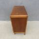 commode vintage en bois pieds compas