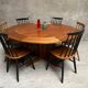 Scandinavian flip flap lotus table by drylund in teak 1960