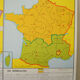 Large school poster history, geographic in 1789 two-sided