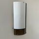 Vintage tempered glass wall lamp, Italy, 1980