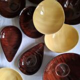 Set of 3 plates Salins Panama collection