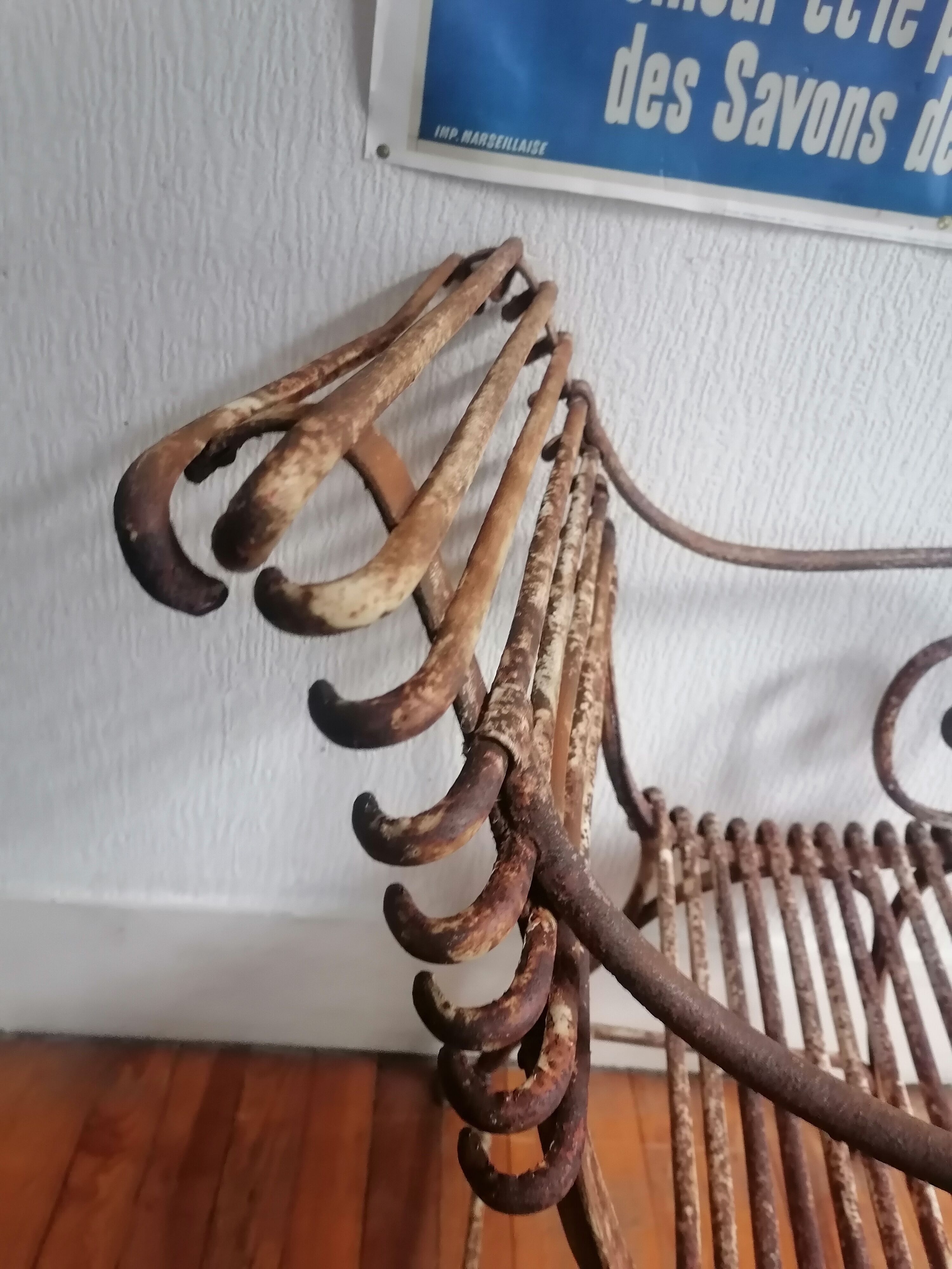 Old garden armchair Arras. 1890