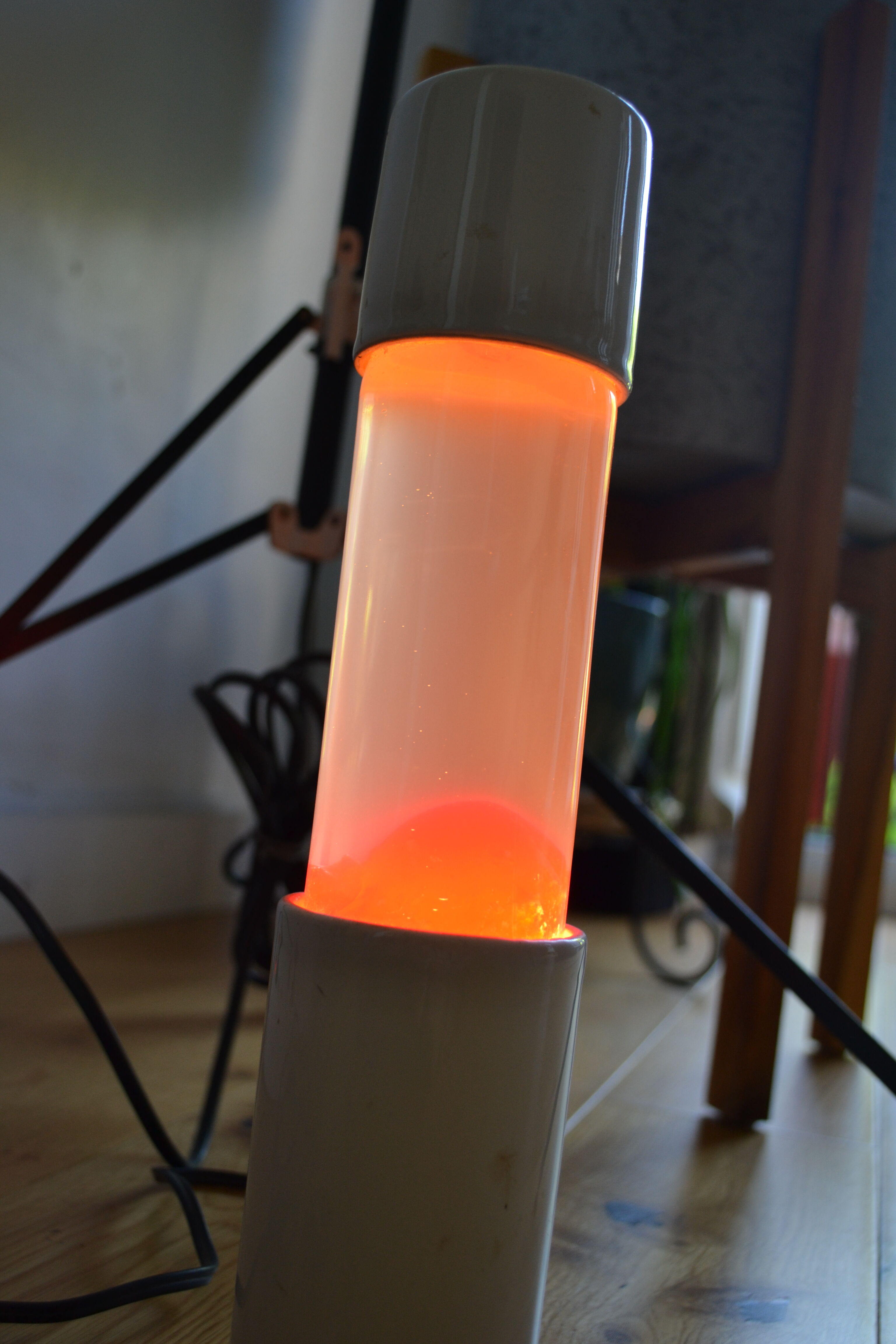 Psychedelic lamp 70's lava space age