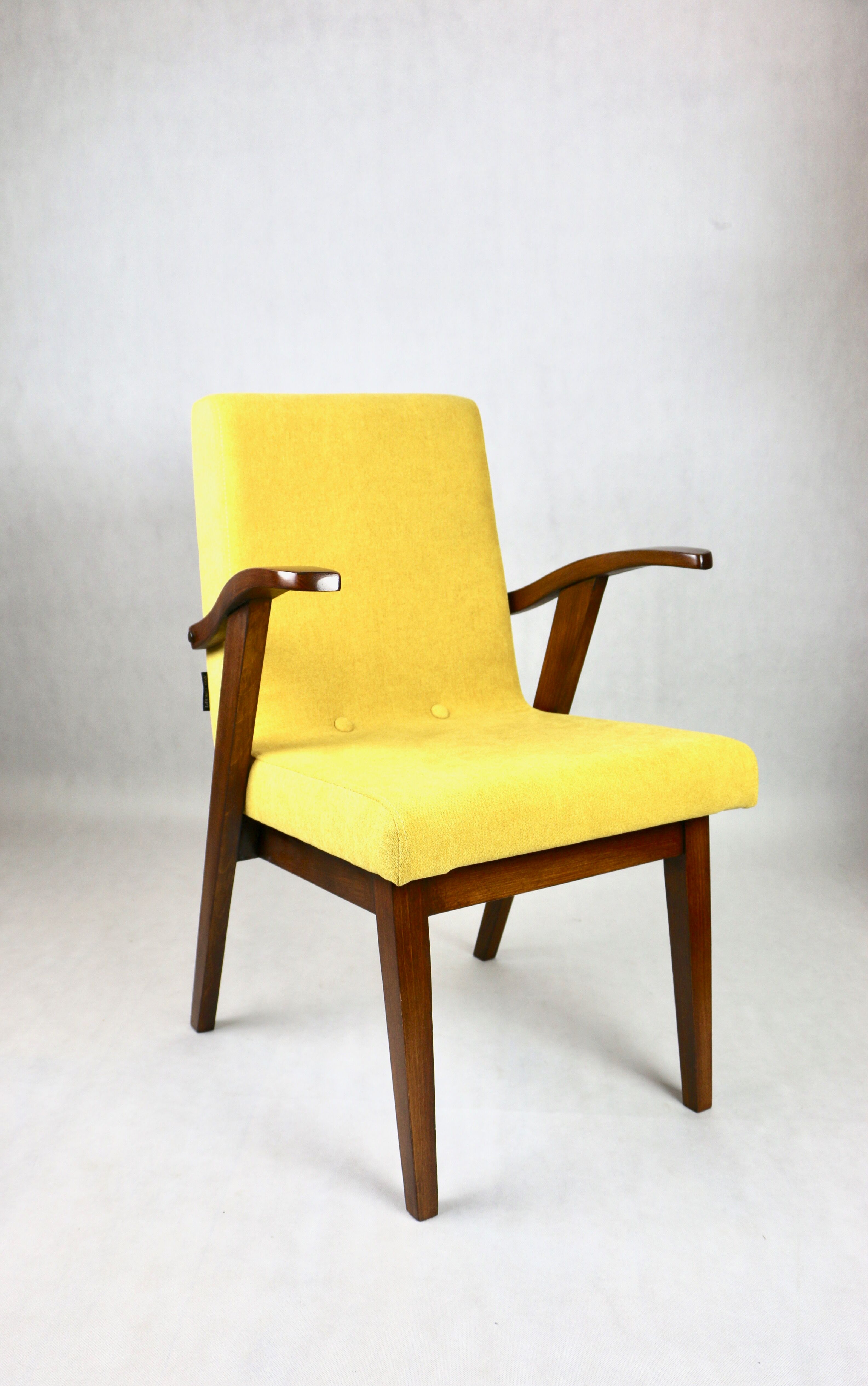Vintage yellow armchair, 1970s