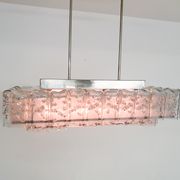Lustre en verre par Doria, Allemagne années 1960