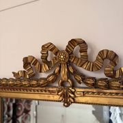 Large antique gilded carved wooden mirror – early 20th century