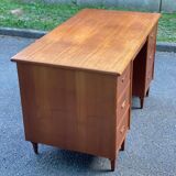 Scandinavian teak desk 1970 Denmark