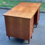Scandinavian teak desk 1970 Denmark