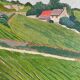 Painting oil landscape countryside 1935