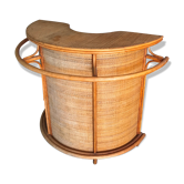 Bar in rattan and bamboo 1970