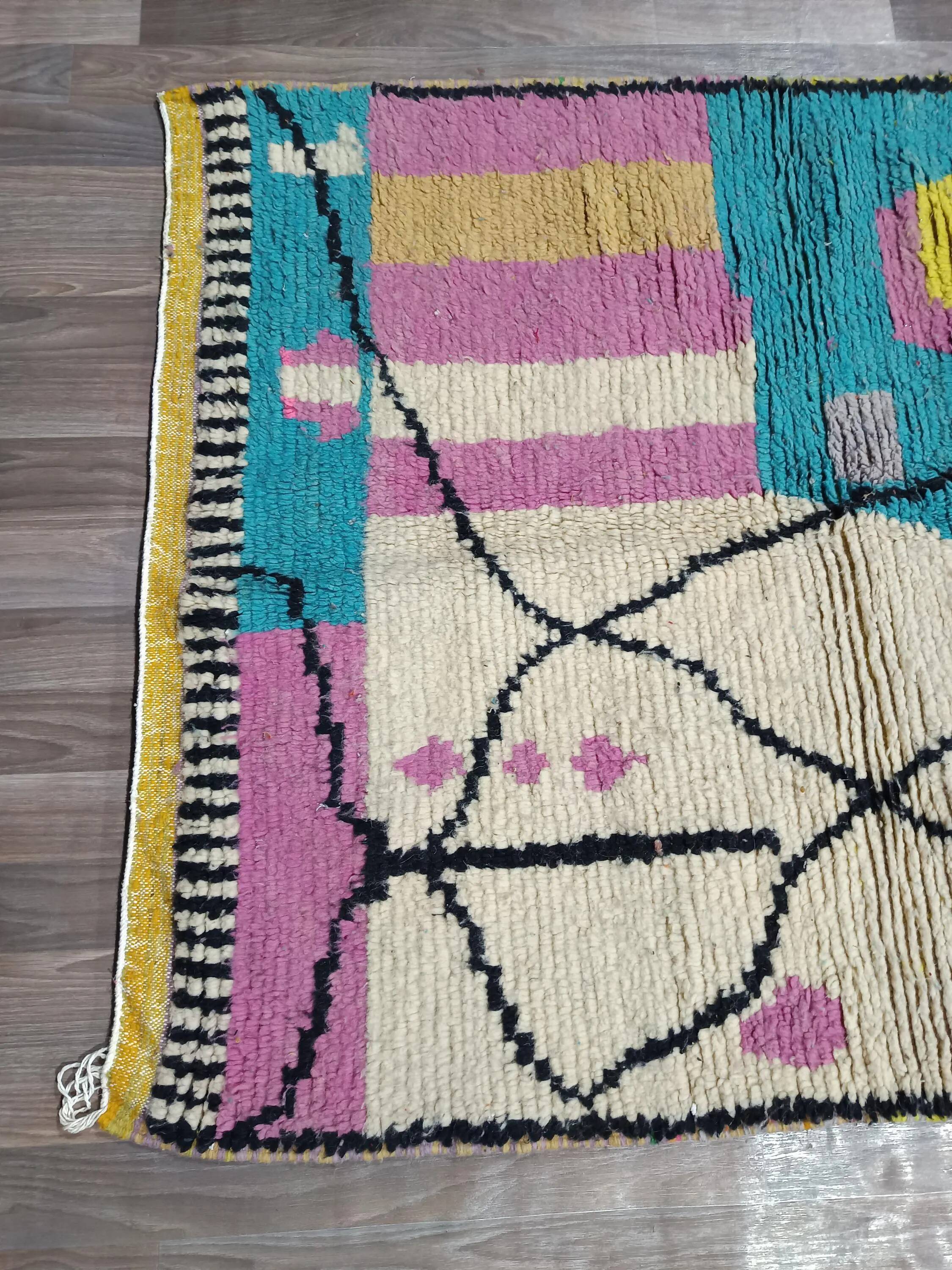 Moroccan handmade rug 3 x 2 m