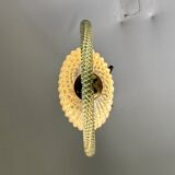 Venetian lantern in Murano glass and brass circa 1950