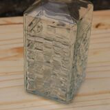 Carafe en verre ciselé