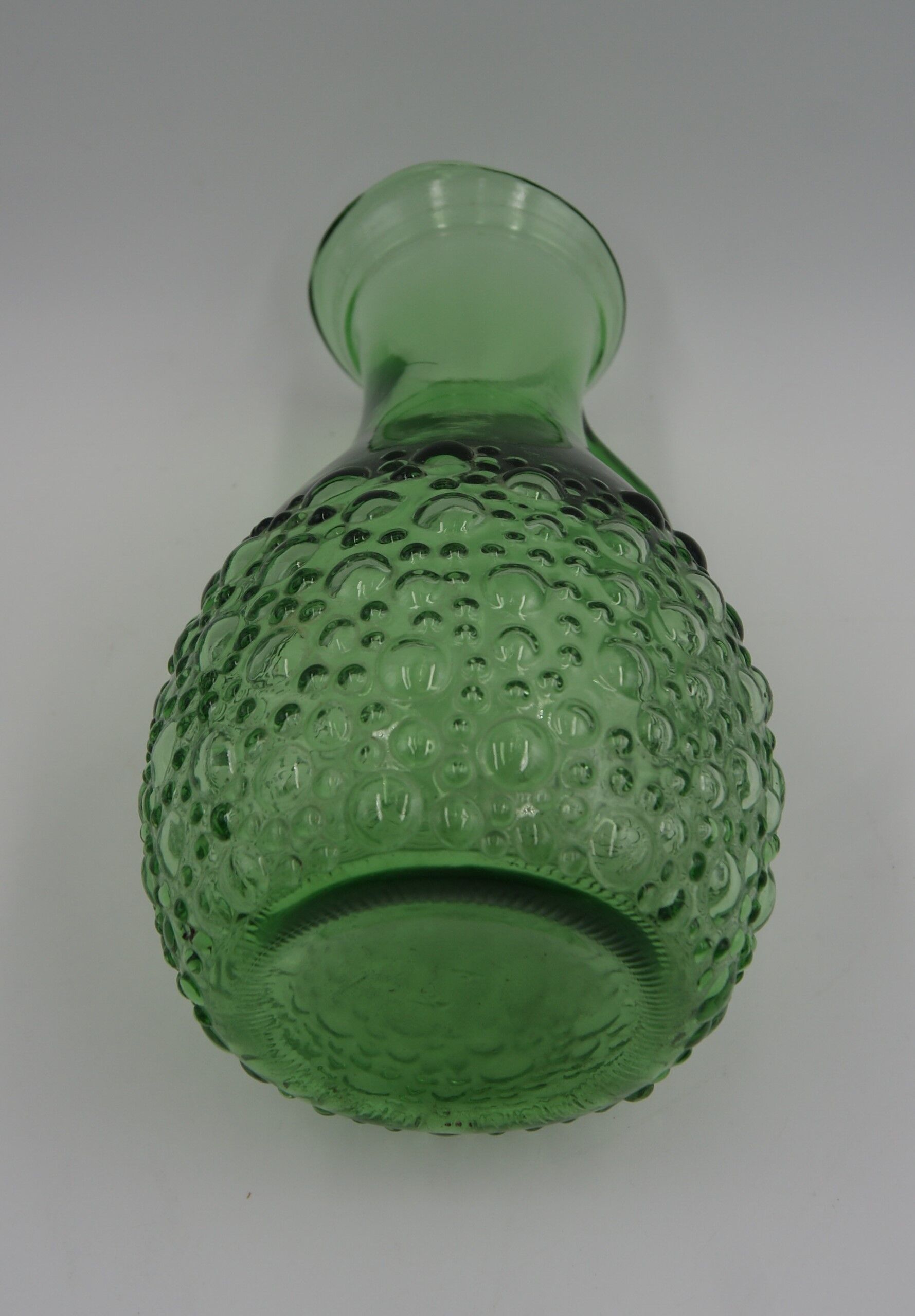 Vintage molded glass decanter