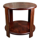 Art Deco side table / pedestal table in Rio rosewood