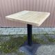 pedestal table iron metal garden bistro 70s vintage
