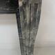 Napoleon III fireplace in blue Turquin marble from the 19th century.