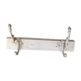 Wall coat door patère