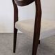 Set of 6 Scandinavian style teak chairs, France circa 1970.