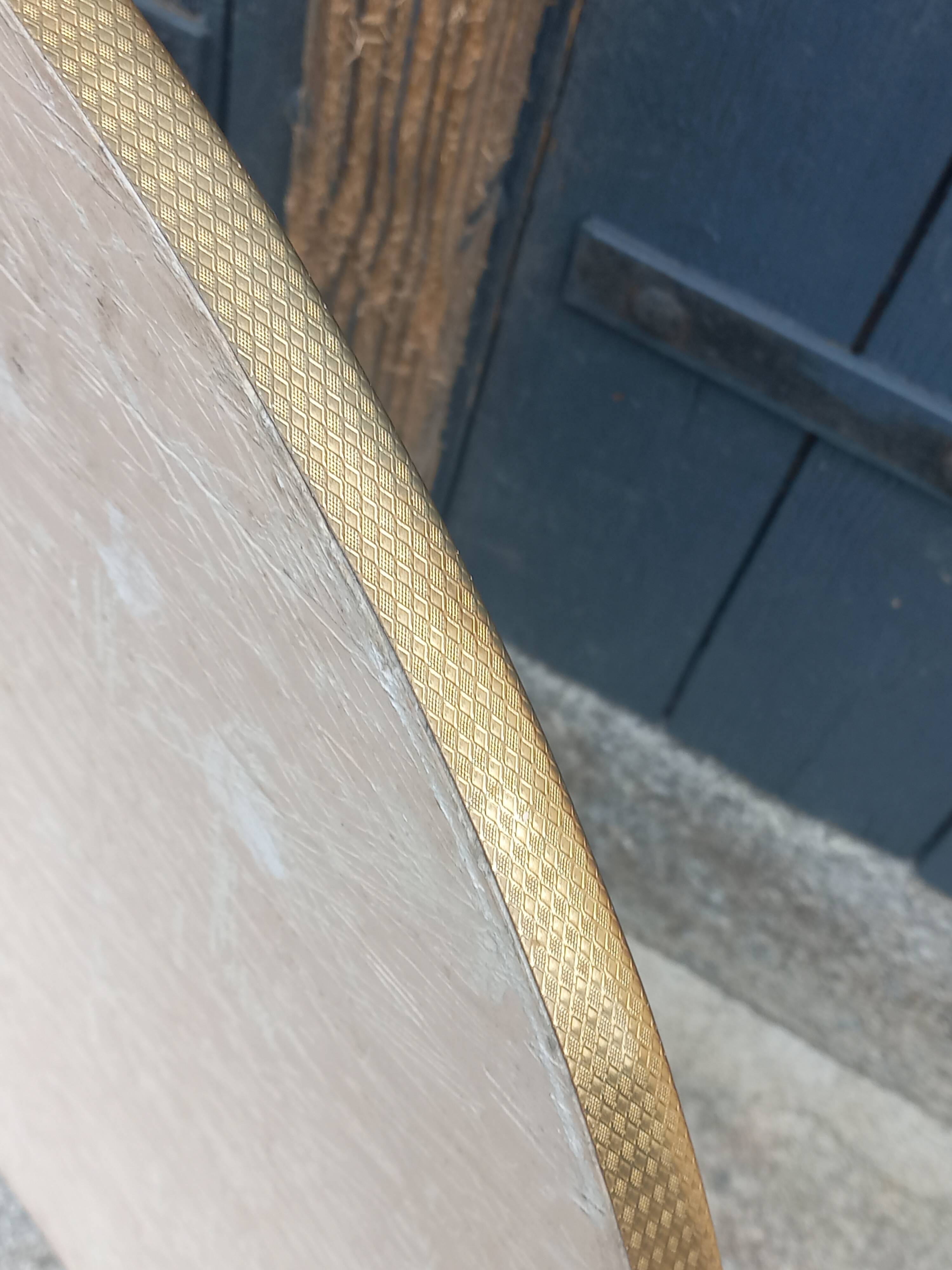 Vintage ceramic mirror from the 1960s.