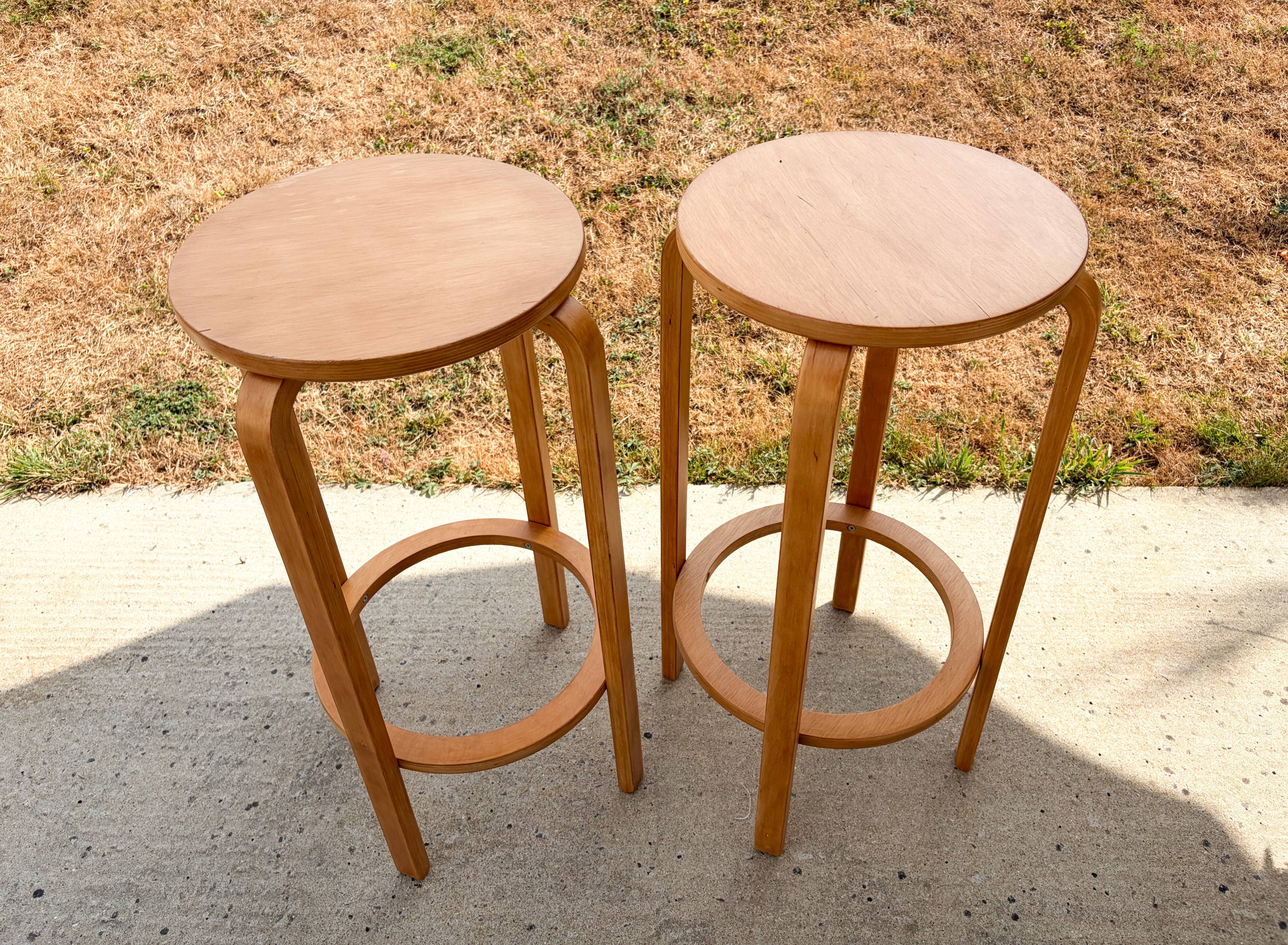 Pair of high stools, Frosta, IKEA, 1980s/90s