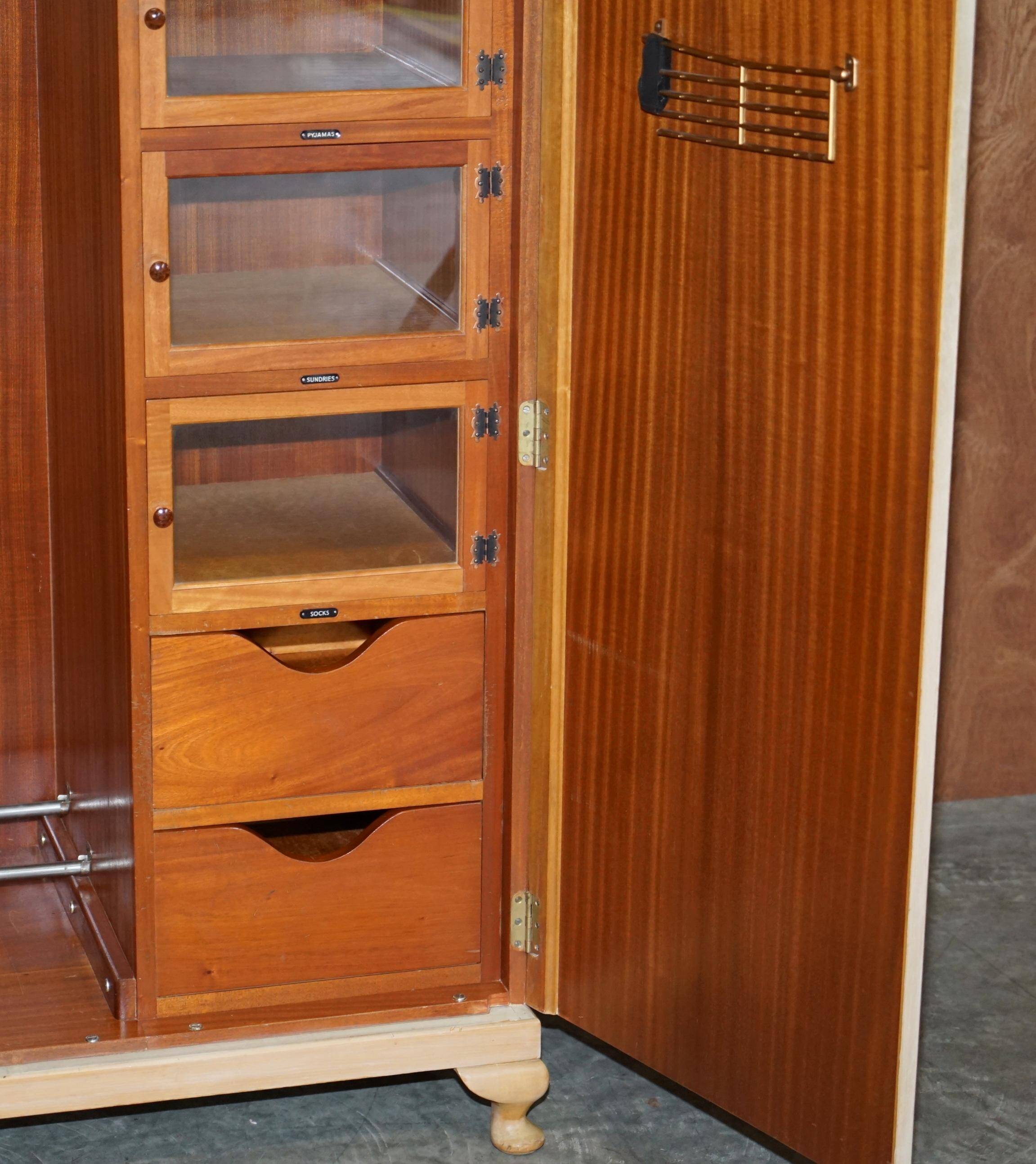 Light walnut cabinet from the 1940s