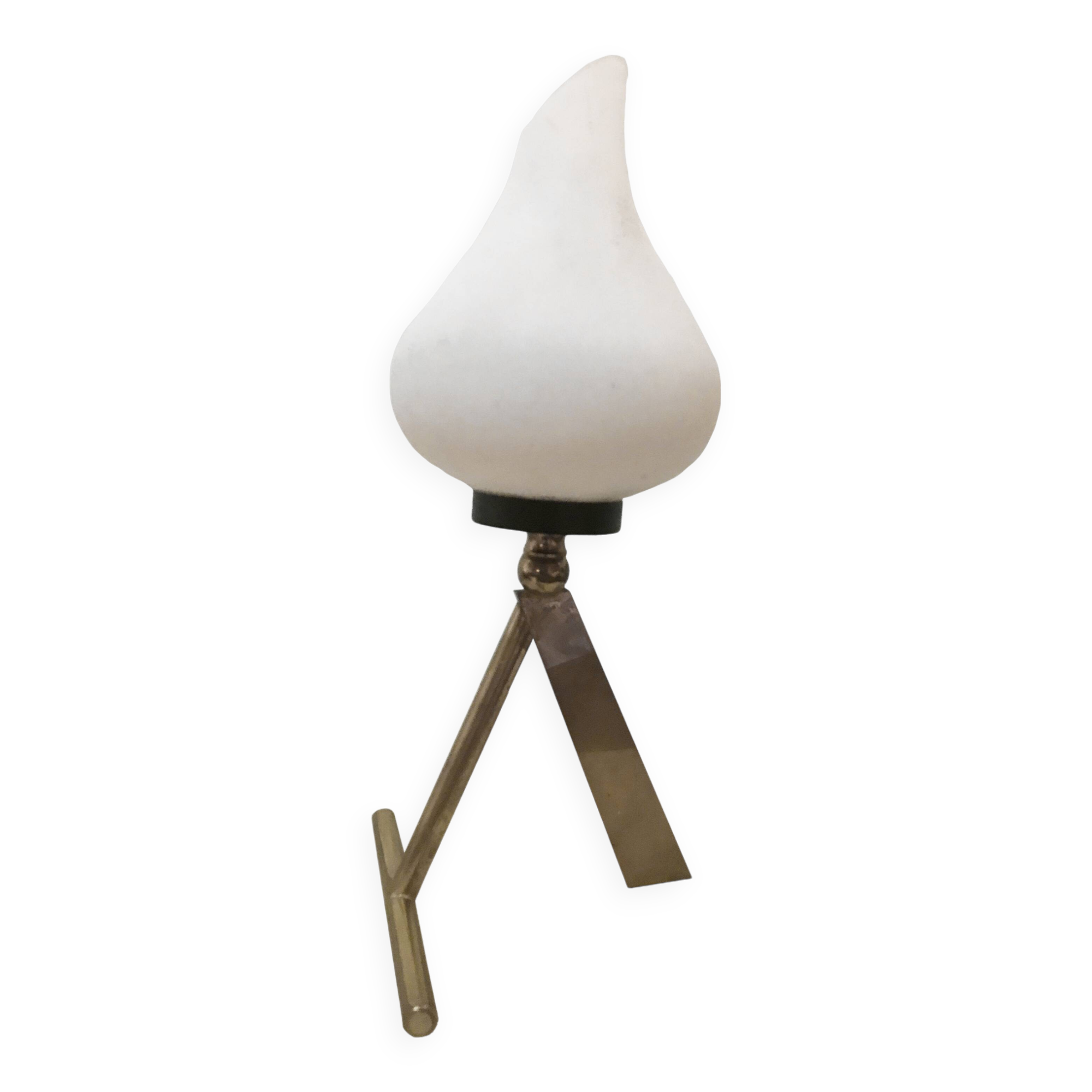 Vintage Table Lamp • Flame • 1950