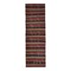 1970s Turkish Oushak Handmade  Red Brown Kilim Runner Rug 108x350