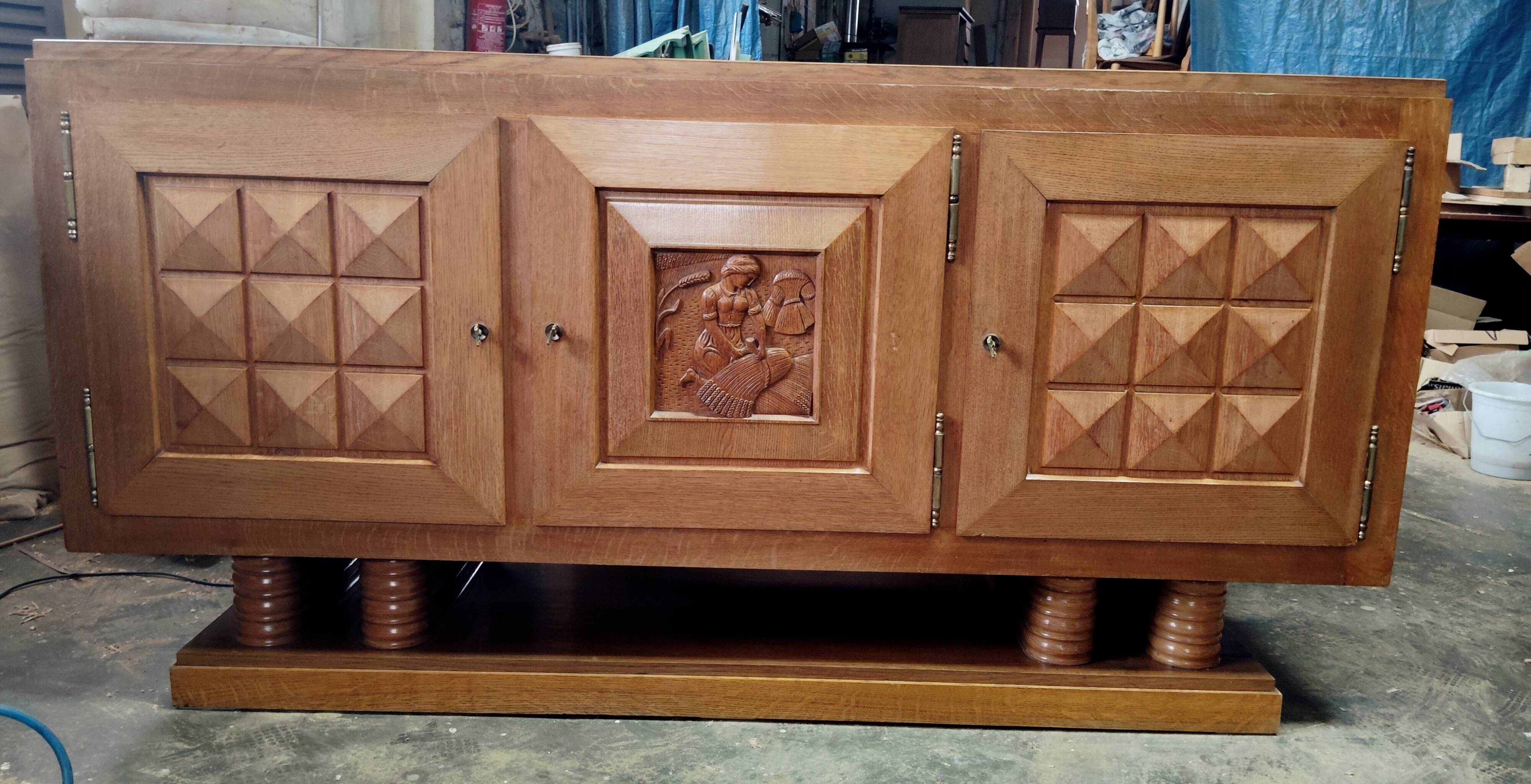 "Art Deco" sideboard by Gaston POISSON