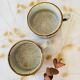 Duo de tasses grès vintage « Toi & Moi »