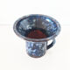 Vintage blue ceramic vase