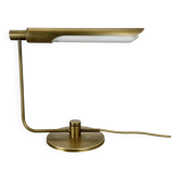 Lampe de table en laiton par Rosemarie et Rico Baltensweiler attrib., Suisse années 1970