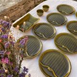 Gien asparagus ceramic service