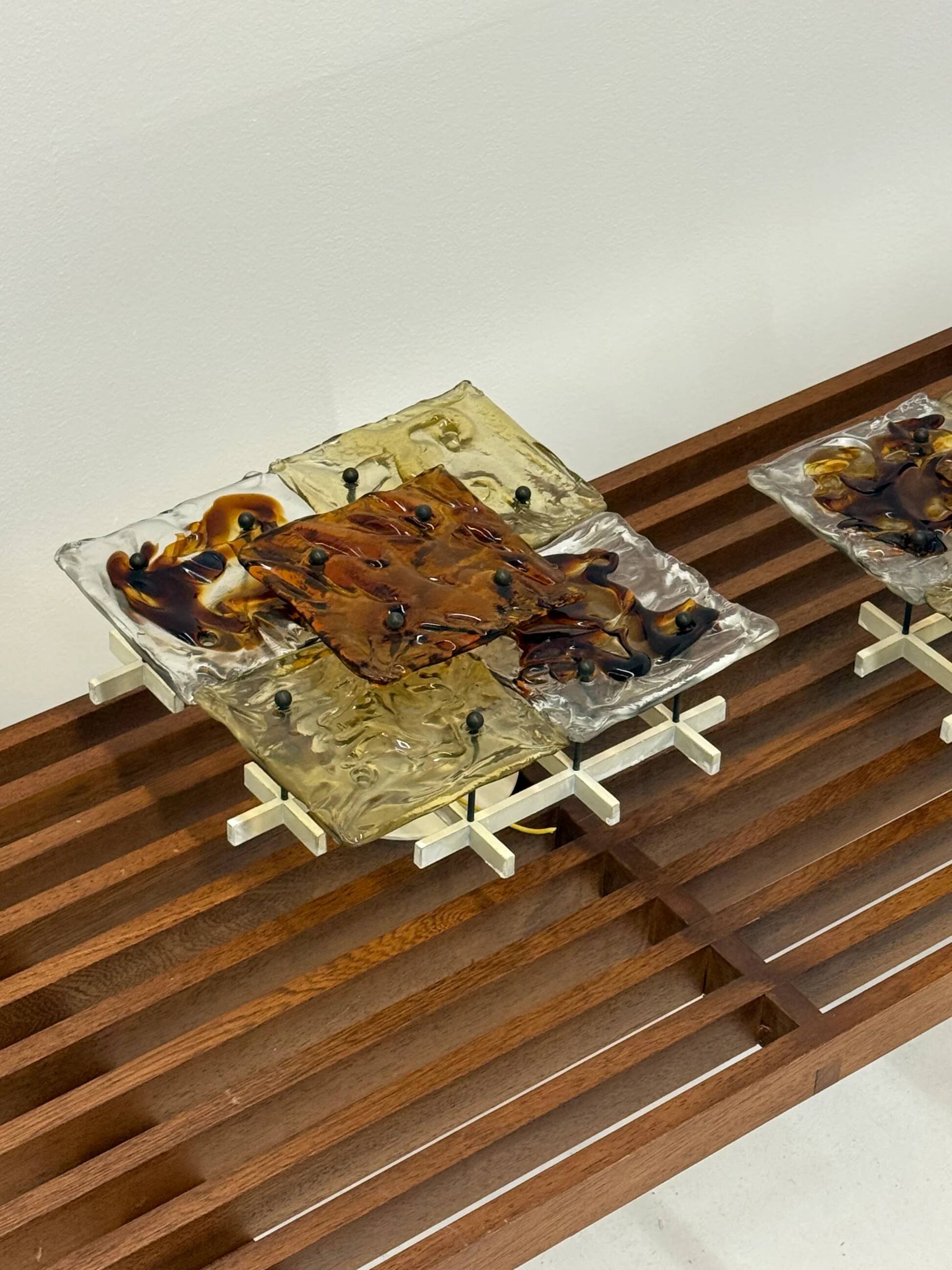 Patchwork wall lamps by Toni Zuccheri for Venini