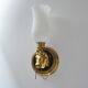 Vintage brass wall lamps