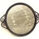 1930 hammered metal mirror