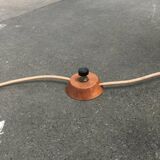 Mid-century tripod rocket floor lamp in teak, 1960s.