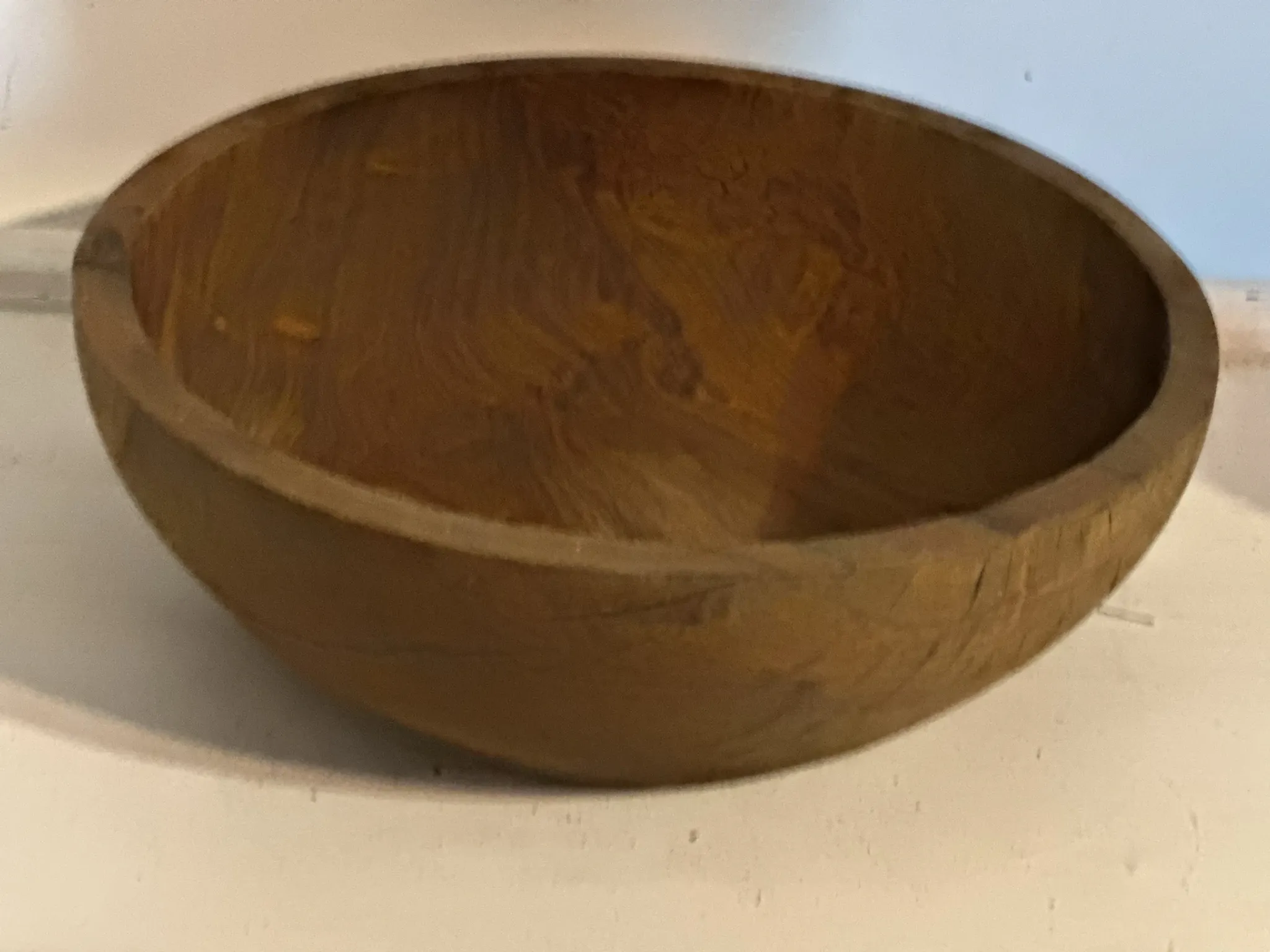Large vintage solid wood bowl – Catch-all – Centrepiece – 3