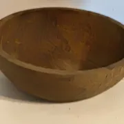 Large vintage solid wood bowl – Catch-all – Centrepiece – 3