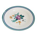 Set of 6 hollow plates and Longchamp oval serving dish