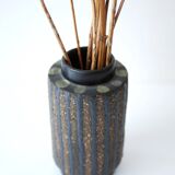 Mid-century modern Scandinavian brutalist pottery vase by Mari Simmulson for Upsala Ekeby, 1970s