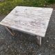 Rustic coffee table with beautiful patina